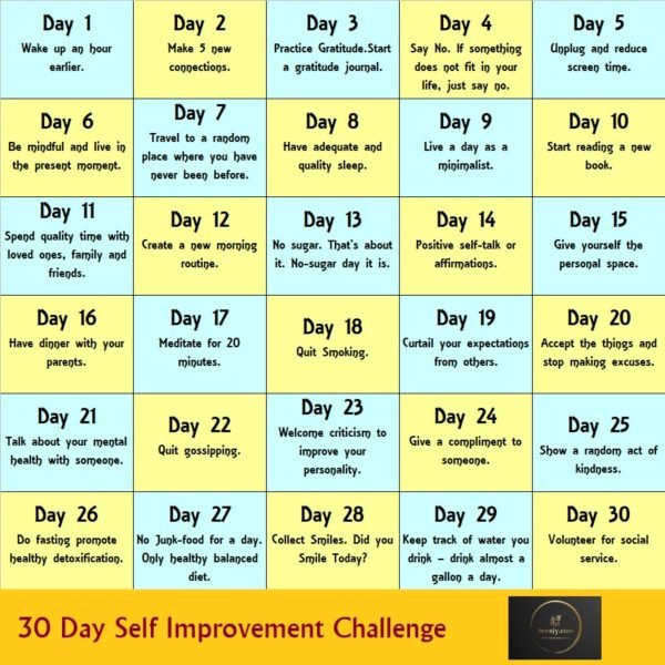 110 Daily Challenges Ideas for 