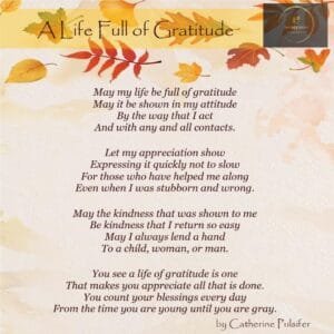 Gratitude Poem